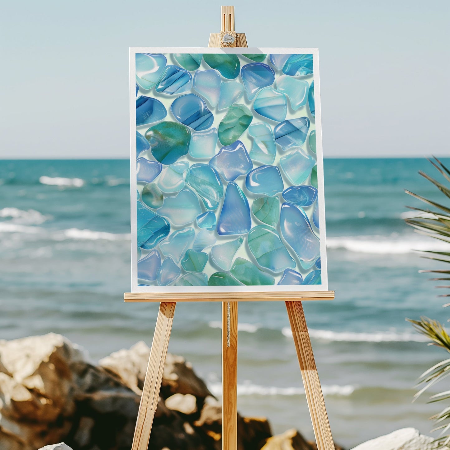 Seaglass 8x10 art print - Latitudes Designs