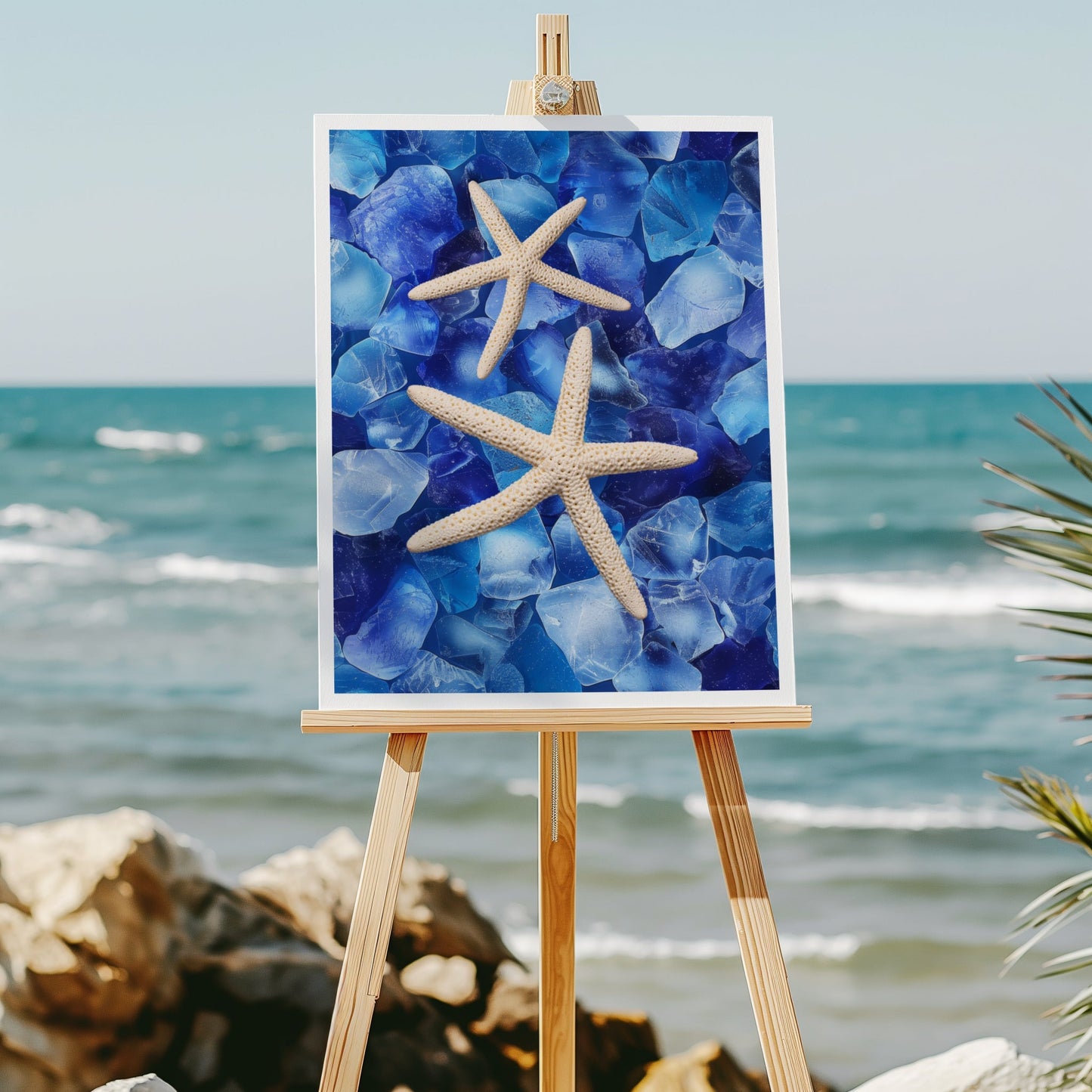 Seaglass Starfish 8x10 art print - Latitudes Designs