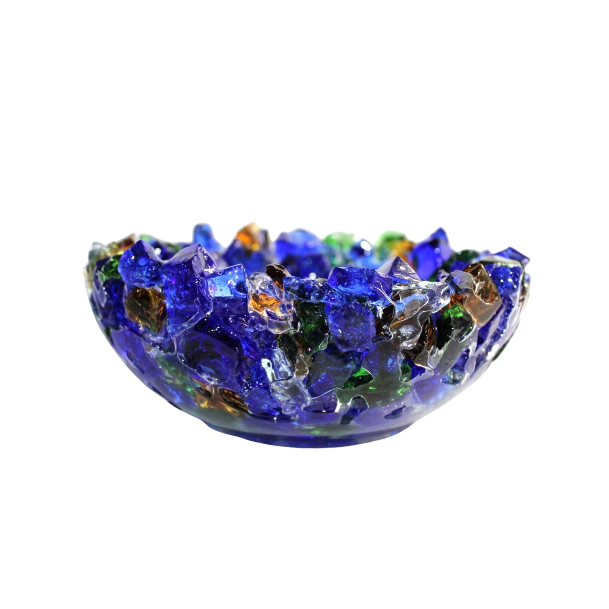 Seaglass bowl TM Pacific blend - large bowl - Patent Pending