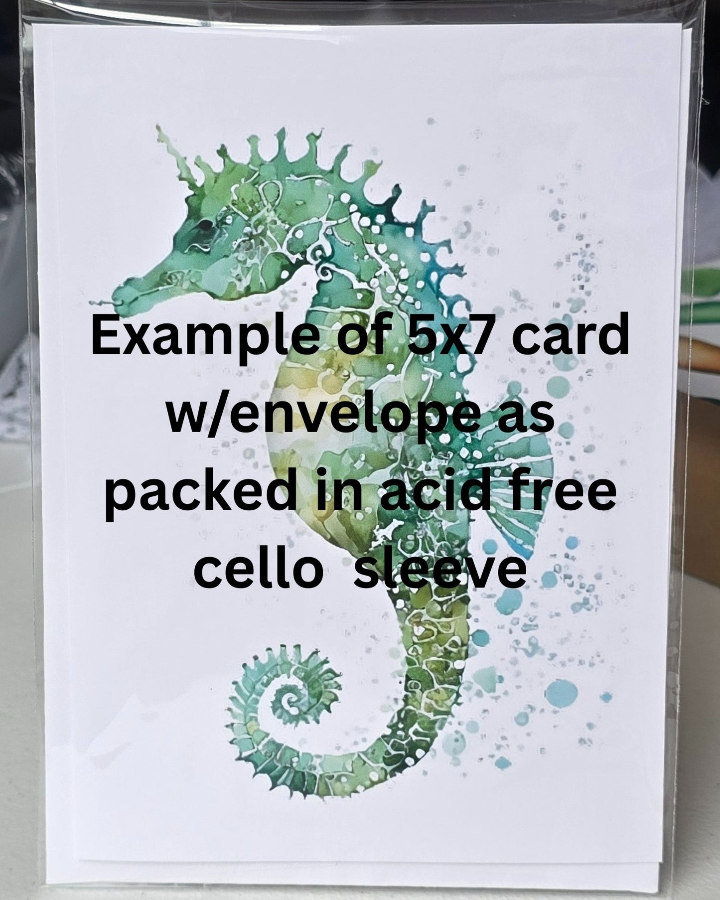 Seaglass 5x7 card - Latitudes Designs