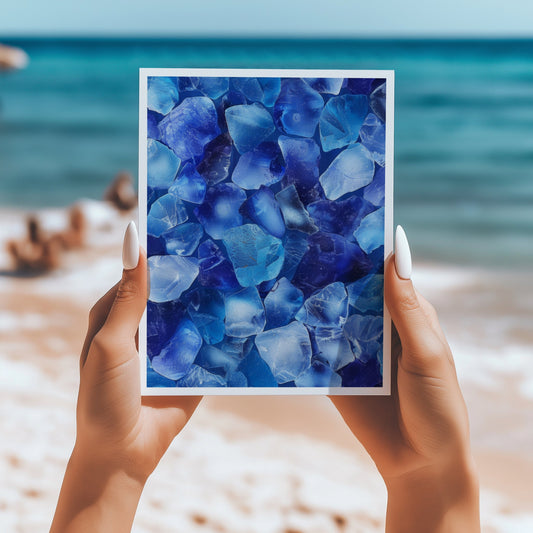 Seaglass 5x7 card - Latitudes Designs