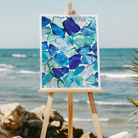 Seaglass 8x10 art print - Latitudes Designs