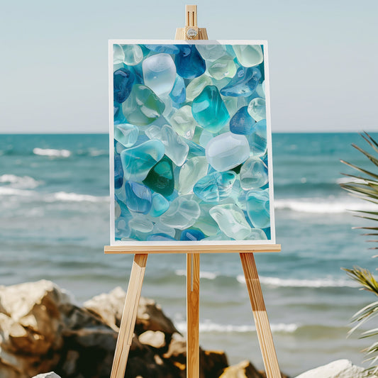 Seaglass 8x10 art print - Latitudes Designs